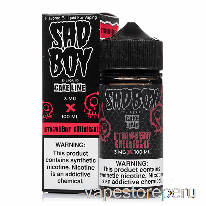 Vape Peru Cheesecake De Fresa - Sadboy - 100ml 6mg